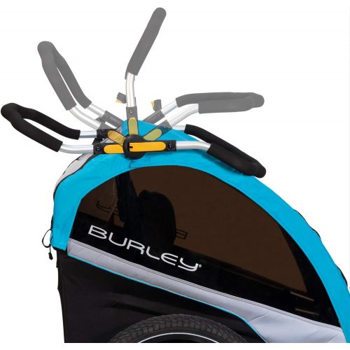  Burley Design Burley DLite X, 1 and 2 Seat Kid Bike Trailer & Stroller with Seat Recline and Suspension