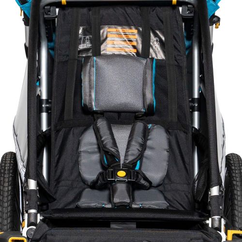  Burley Design Burley DLite X, 1 and 2 Seat Kid Bike Trailer & Stroller with Seat Recline and Suspension