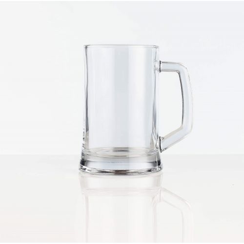  [아마존베스트]Burns Glass Tankard Beer Mug I Easy Storage in the cupboard I Dishwasher safe plus great for drinking with friends and loved ones I Freezer compatible I 22 OZ