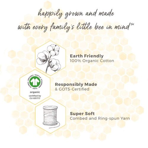  Burts Bees Baby - Beekeeper Wearable Blanket, 100% Organic Cotton, Swaddle Transition Sleeping Bag