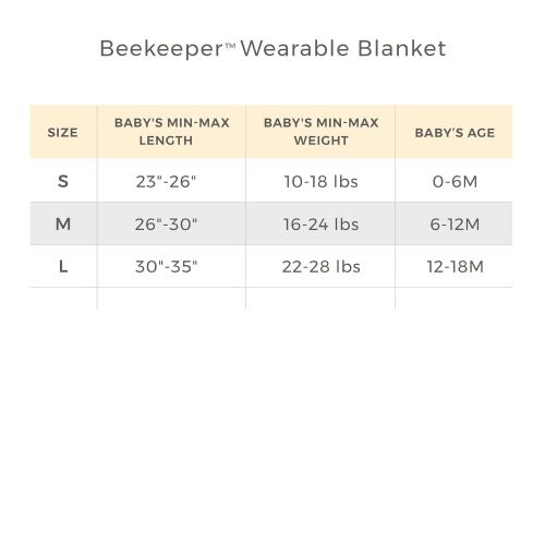  Burts Bees Baby - Beekeeper Wearable Blanket, 100% Organic Cotton, Swaddle Transition Sleeping Bag