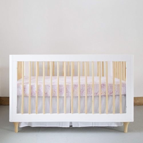  Burts Bees Baby - Crib Skirt, Solid Color, 100% Organic Cotton Crib Skirt for Standard Crib and...