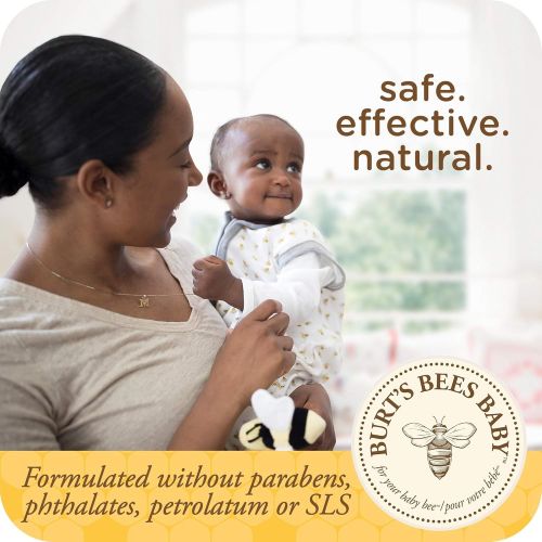  Burts Bees Baby Nourishing Lotion, Fragrance Free Baby Lotion - 6 Ounce Tubes (Pack of 3)