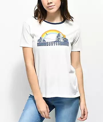 BURTON Burton Digbee Stout White T-Shirt