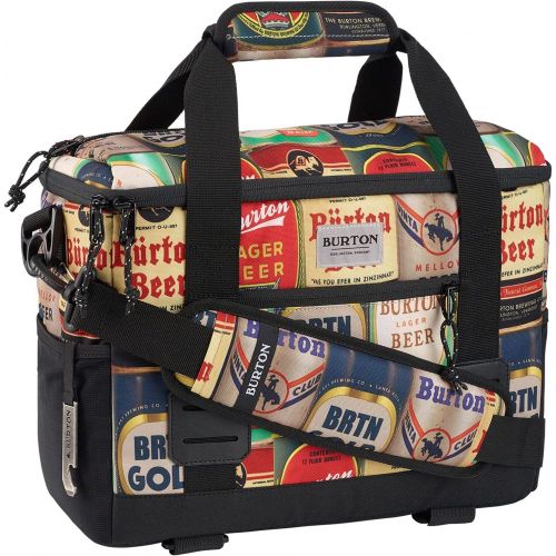 버튼 Burton Lil Buddy Insulated Beverage Cooler Bag with Accessory Pockets and Removable Shoulder Strap