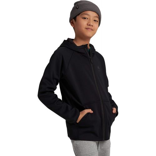 버튼 Burton Unisex-Child Crown Weatherproof Full-Zip Fleece