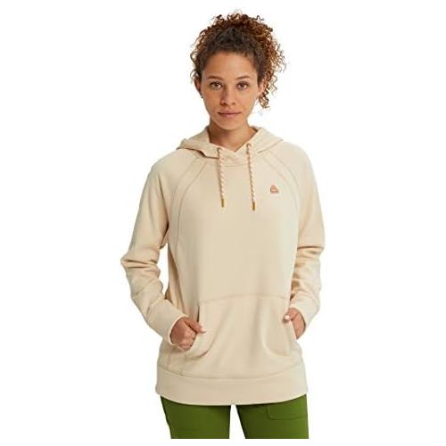 버튼 Burton Womens Crown Bonded Pullover, Creme Brulee, X-Small