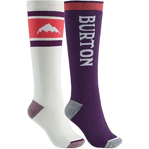 버튼 Burton Womens Weekend Midweight Ski/Snowboard Sock 2-Pack