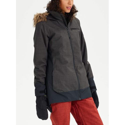 버튼 Burton Womens Lelah Jacket with Removable Fur Trim