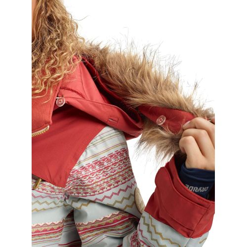 버튼 Burton Womens Lelah Jacket with Removable Fur Trim