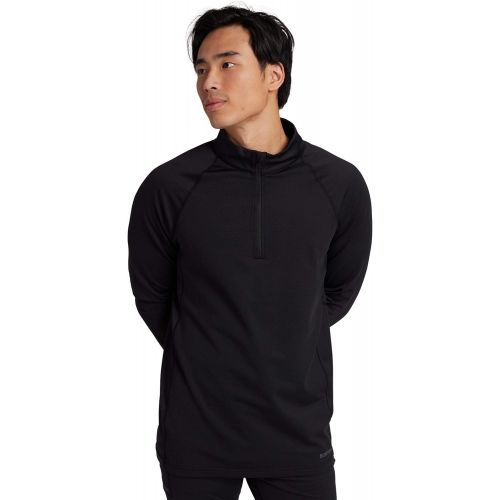 버튼 Burton Mens Heavyweight X Base Layer Quarter-Zip