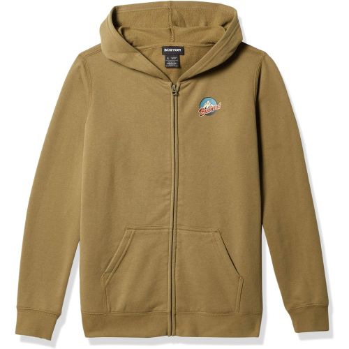 버튼 Burton Unisex-Child Retro Mountain Full-Zip Hoodie