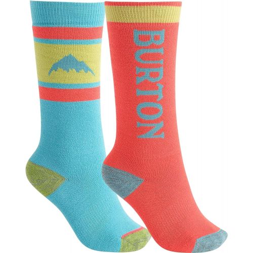 버튼 Burton Kids Weekend Midweight Ski/Snowboard Sock 2-Pack