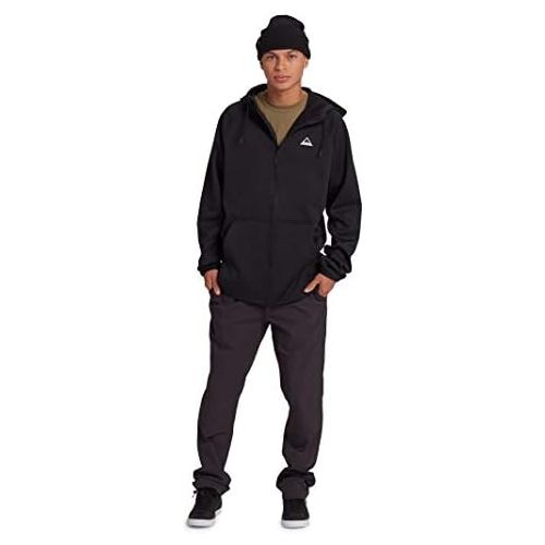 버튼 Burton Mens Crown Weatherproof Full-Zip Fleece