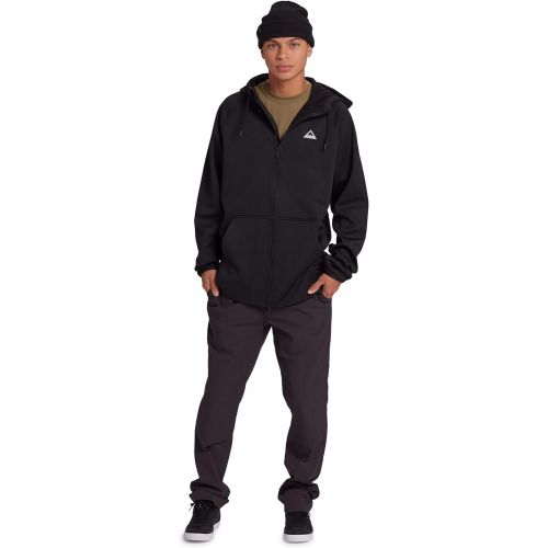 버튼 Burton Mens Crown Weatherproof Full-Zip Fleece