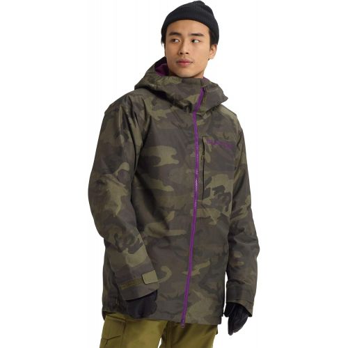 버튼 Burton Mens Shell Gore-Tex Radial Jacket