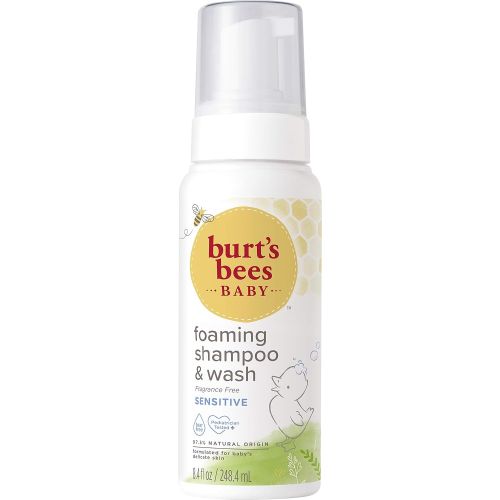  Burts Bees Baby Foaming Shampoo & Wash 8.4 Ounce - Pack of 3