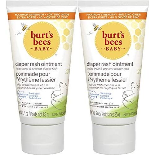  Burts Bees Baby Diaper Rash Ointment 3 Ounce (Pack of 2)