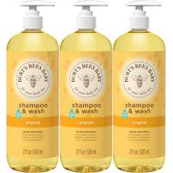 Burts Bees Baby Shampoo & Wash, Original, 21 Ounces (Pack of 3)