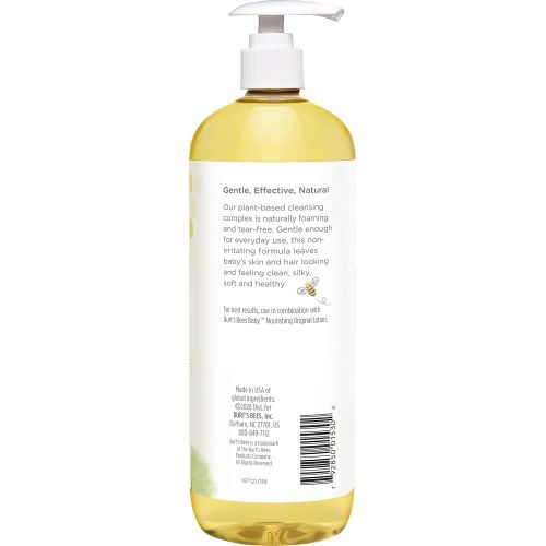  Burts Bees Baby Shampoo & Wash, Original Tear Free Baby Soap - 21 Ounce Bottle