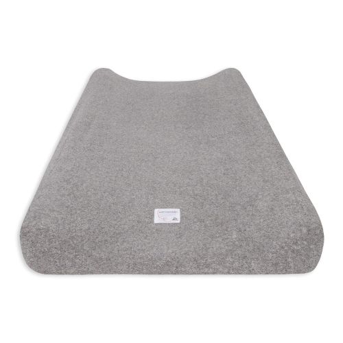  [아마존베스트]Burts Bees Baby - Changing Pad Cover, Super Absorbent Knit Terry, 100% Organic Cotton for Standard 16 x 32 Changing Pads (Heather Grey)