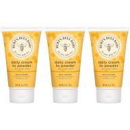 [아마존베스트]Burts Bees Baby Daily Cream to Powder, Talc-Free Diaper Rash Cream - 4 Ounce Tube (Pack of 3)