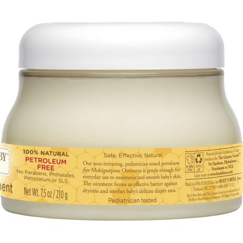  [아마존베스트]Burts Bees Baby 100% Natural Multipurpose Ointment, Face & Body Baby Ointment  7.5 Ounce Tub