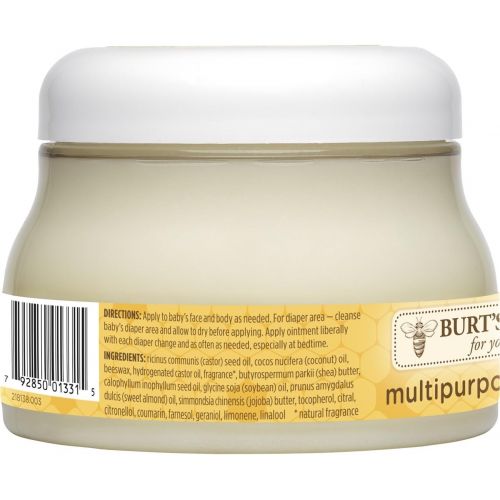  [아마존베스트]Burts Bees Baby 100% Natural Multipurpose Ointment, Face & Body Baby Ointment  7.5 Ounce Tub