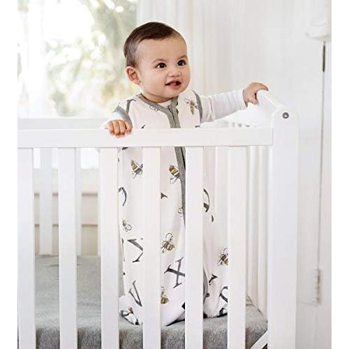  [아마존베스트]Burts Bees Baby - Beekeeper Wearable Blanket, 100% Organic Cotton, Swaddle Transition Sleeping Bag