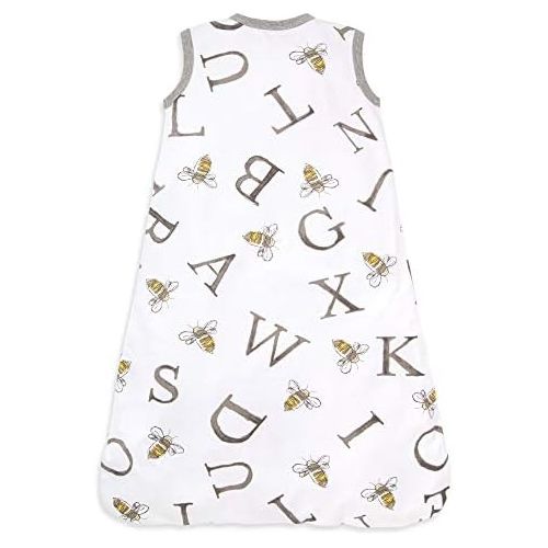  [아마존베스트]Burts Bees Baby - Beekeeper Wearable Blanket, 100% Organic Cotton, Swaddle Transition Sleeping Bag