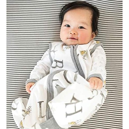  [아마존베스트]Burts Bees Baby - Beekeeper Wearable Blanket, 100% Organic Cotton, Swaddle Transition Sleeping Bag