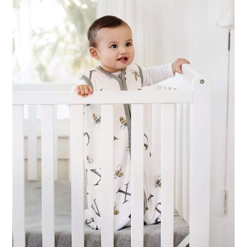  [아마존베스트]Burts Bees Baby - Beekeeper Wearable Blanket, 100% Organic Cotton, Swaddle Transition Sleeping Bag