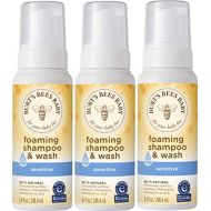 [아마존베스트]Burts Bees Baby Foaming Shampoo & Wash 8.4 Ounce - Pack of 3