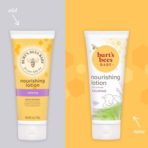  Burts Bees Baby Nourishing Lotion, Calming Baby Lotion - 6 Ounce Tube - Pack of 3