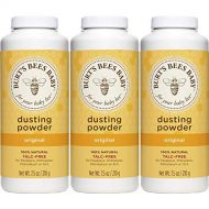 Burts Bees Baby 100% Natural Dusting Powder, Talc-Free Baby Powder - 7.5 Ounce Bottle (Pack of 3)