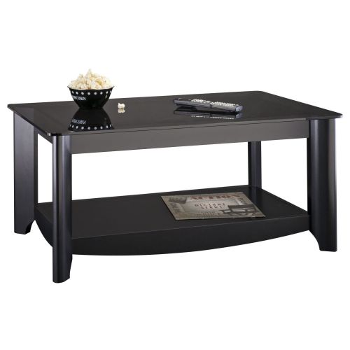  Bush Furniture Aero Coffee Table in Classic Black