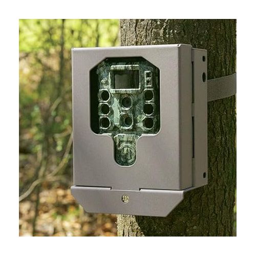 부쉬넬 Bushnell Trail Camera Security Box Non-Cellular Game Cameras, Tan