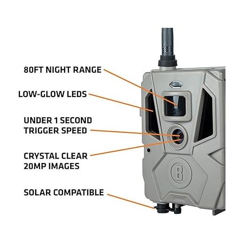 부쉬넬 Bushnell CelluCORE 20 Trail Camera for Verizon with Low Glow/80ft Night Range and HD Video Trail Camera
