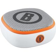 Bushnell Disc Jockey -Bluetooth -Speaker, Lightweight Disk Golf -Speaker with Distance to Basket -GPS, White/Orange, Small