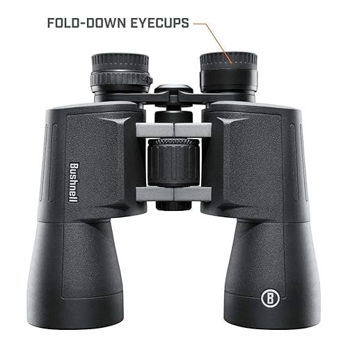 부쉬넬 Bushnell PowerView 2 Binoculars, High-Definition Binoculars with Multi-Coated Lenses, Durable Aluminum Alloy Chassis, Wide Field of View, Ideal for Wildlife Observation, Hiking and Sporting Events