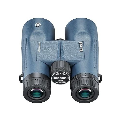 부쉬넬 Bushnell H2O 10x42mm Binoculars, Waterproof and Fogproof Binoculars for Boating, Hiking, and Camping, Multi