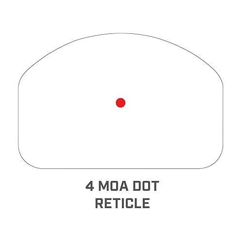 부쉬넬 Bushnell RXS100 Reflex Sight, Red Dot Sight with 4 MOA and 8 Brightness Settings, Durable with Long Battery Life