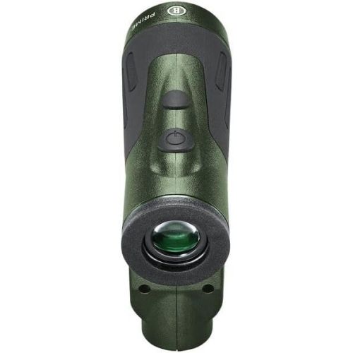 부쉬넬 Bushnell Prime 1500 Hunting Laser Rangefinder 6x24mm - Bow & Rifle Modes, BDC Readings, Crystal Clear Optic Protected by Exo Barrier + Durable Carrying Case + Battery + Microfiber Cleaning Cloth