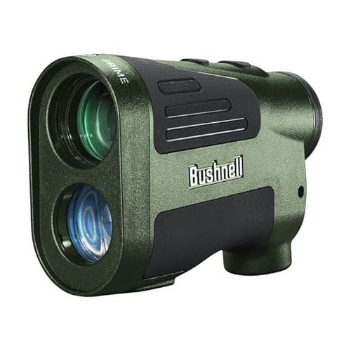 부쉬넬 Bushnell Prime 1500 Hunting Laser Rangefinder 6x24mm - Bow & Rifle Modes, BDC Readings, Crystal Clear Optic Protected by Exo Barrier + Durable Carrying Case + Battery + Microfiber Cleaning Cloth