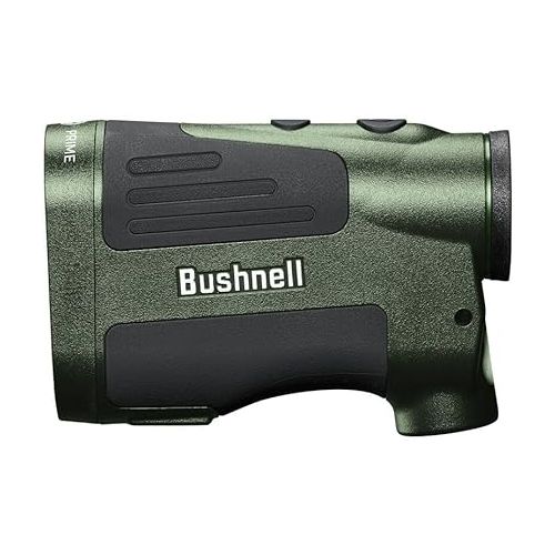 부쉬넬 Bushnell Prime 1500 Hunting Laser Rangefinder 6x24mm - Bow & Rifle Modes, BDC Readings, Crystal Clear Optic Protected by Exo Barrier + Durable Carrying Case + Battery + Microfiber Cleaning Cloth