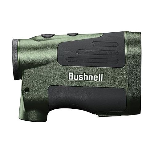 부쉬넬 Bushnell Prime 1500 Hunting Laser Rangefinder 6x24mm - Bow & Rifle Modes, BDC Readings, Crystal Clear Optic Protected by Exo Barrier + Durable Carrying Case + Battery + Microfiber Cleaning Cloth