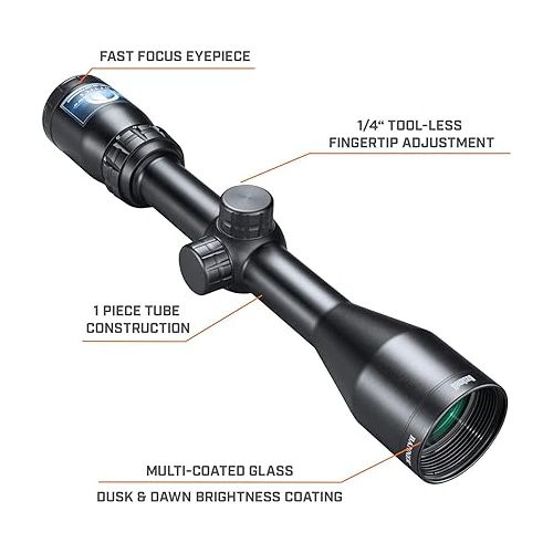 부쉬넬 Bushnell Banner 3-9x40mm Riflescope, Dusk & Dawn Hunting Riflescope with Multi-X Reticle