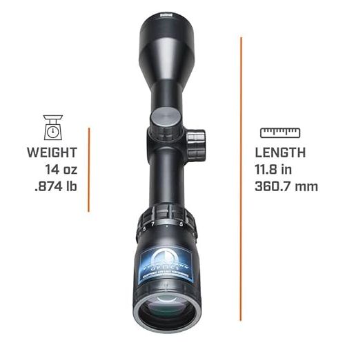 부쉬넬 Bushnell Banner Dusk & Dawn 3-9x40 Matte Black Circle-X Reticle Riflescope with 4