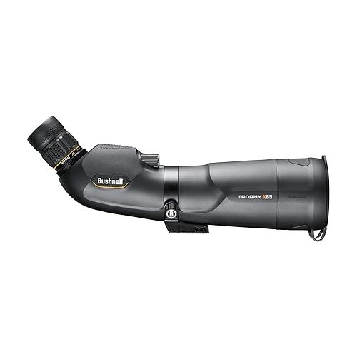 부쉬넬 Bushnell Trophy Xtreme 20-60x65mm Spotting Scope, 45 Degree Angled Scope with Tripod for Target Shooting, Bird Watching and Hunting