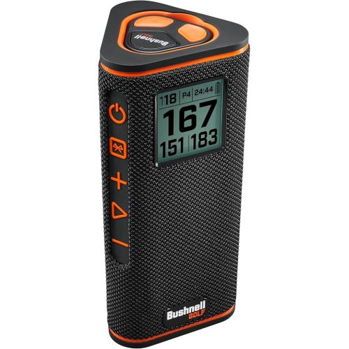 부쉬넬 Bushnell Golf Wingman View Golf GPS Speaker - Visible GPS, View Hazards & Green Distances, Magnetic BITE Mount, 10 Hour Battery Life